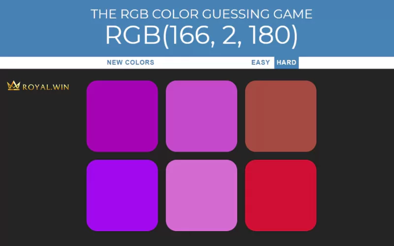 color prediction game app at Royal Win