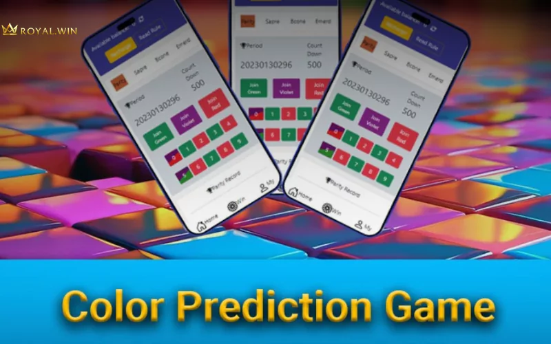 color prediction game app at Royal Win featured